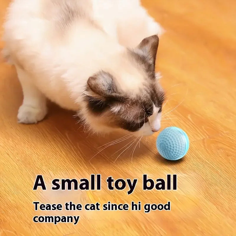 Smart Automatic Rolling Cat Toy Ball – USB Rechargeable