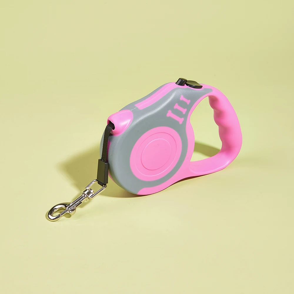 Retractable Nylon Dog & Cat Leash – 3m/5m Durable Lead
