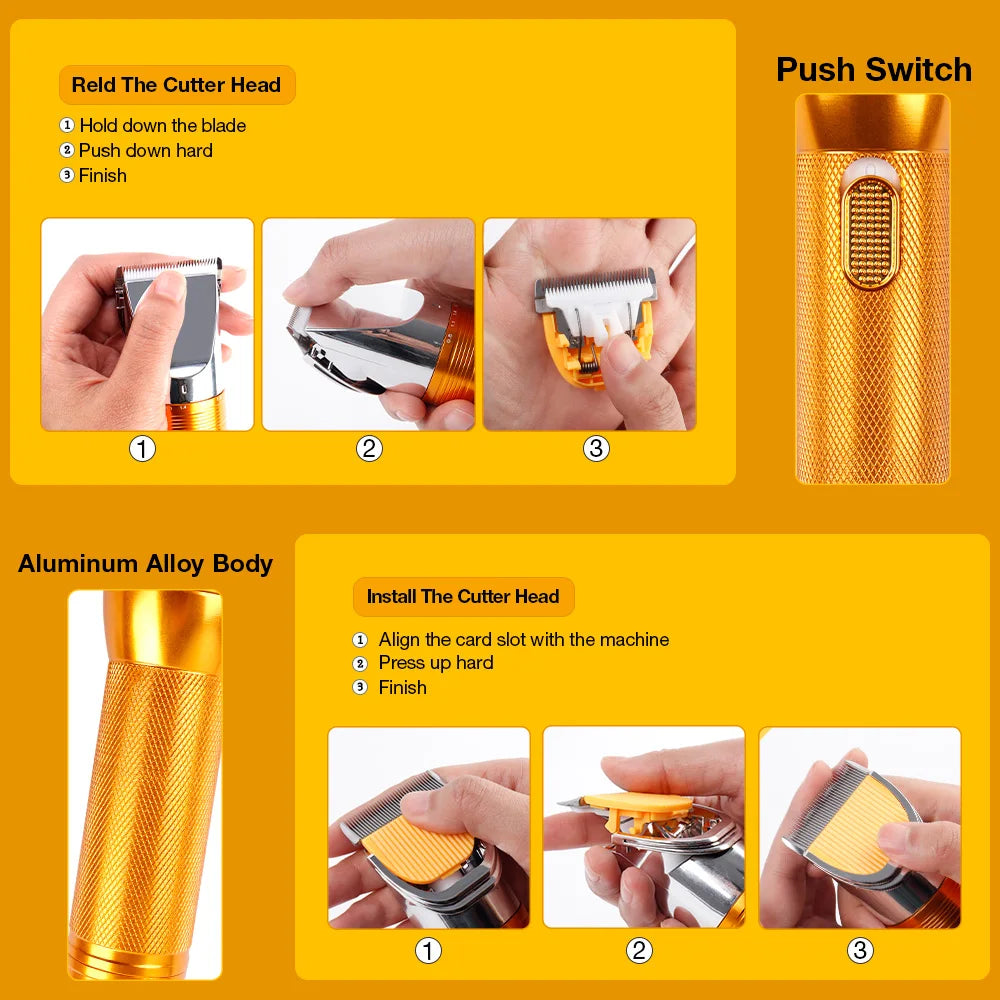 380W Cordless Pet Hair Trimmer – Cashmere Goat & Animal Groomer