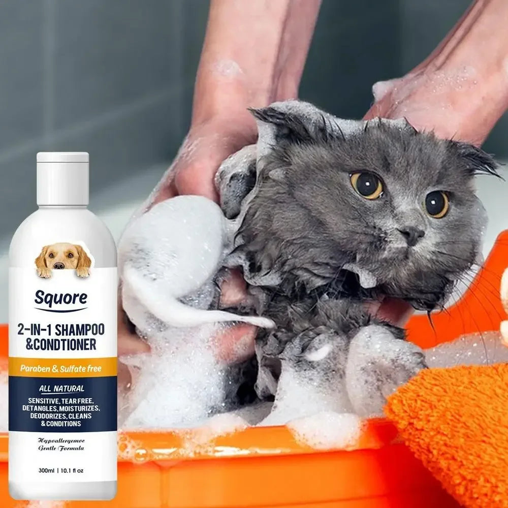 2-in-1 Puppy Shampoo & Conditioner – Natural & Moisturizing