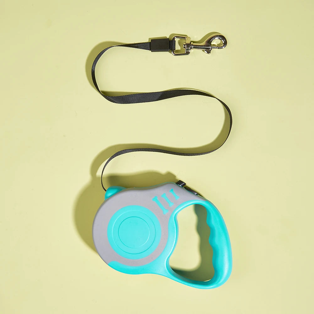 Retractable Nylon Dog & Cat Leash – 3m/5m Durable Lead