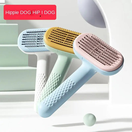 Dog & Cat Hair Remover Comb – Grooming Brush for Long Hair