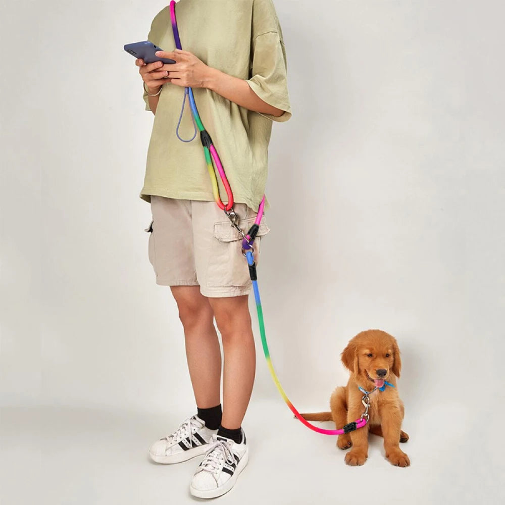 Nylon Dog Leash – Hands-Free Chain Traction Rope