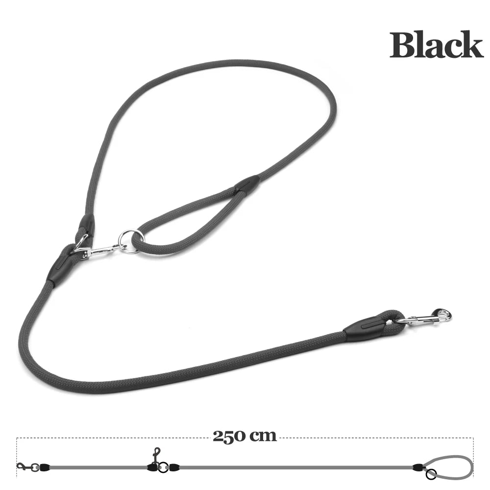 Nylon Dog Leash – Hands-Free Chain Traction Rope