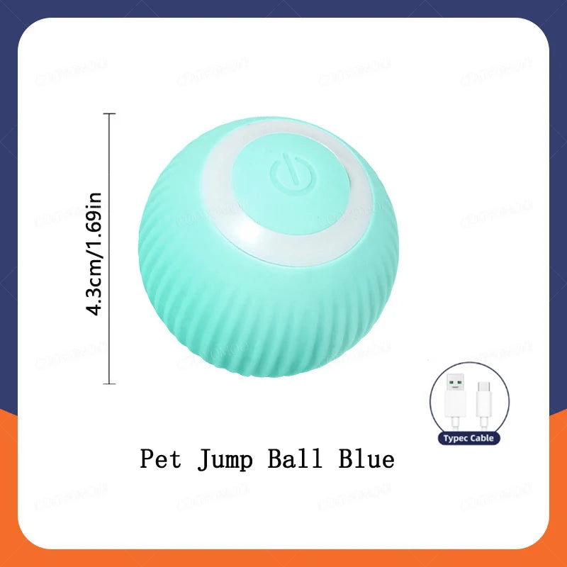 Smart Automatic Rolling Cat Toy Ball – USB Rechargeable