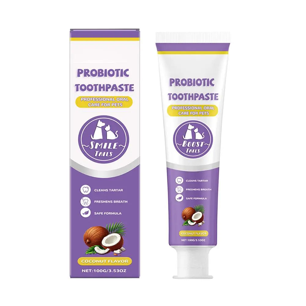 Pet Probiotic Toothpaste for Dogs & Cats – Fresh Breath Formula