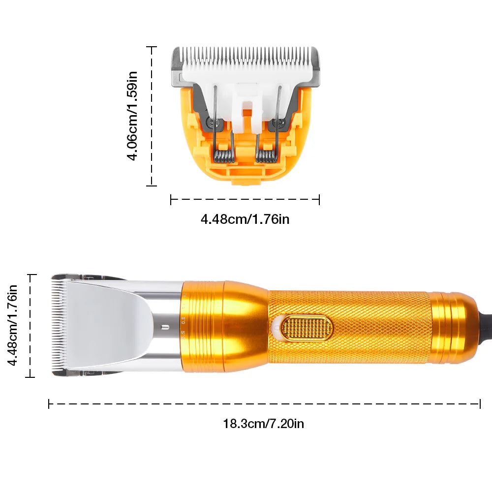 380W Cordless Pet Hair Trimmer – Cashmere Goat & Animal Groomer