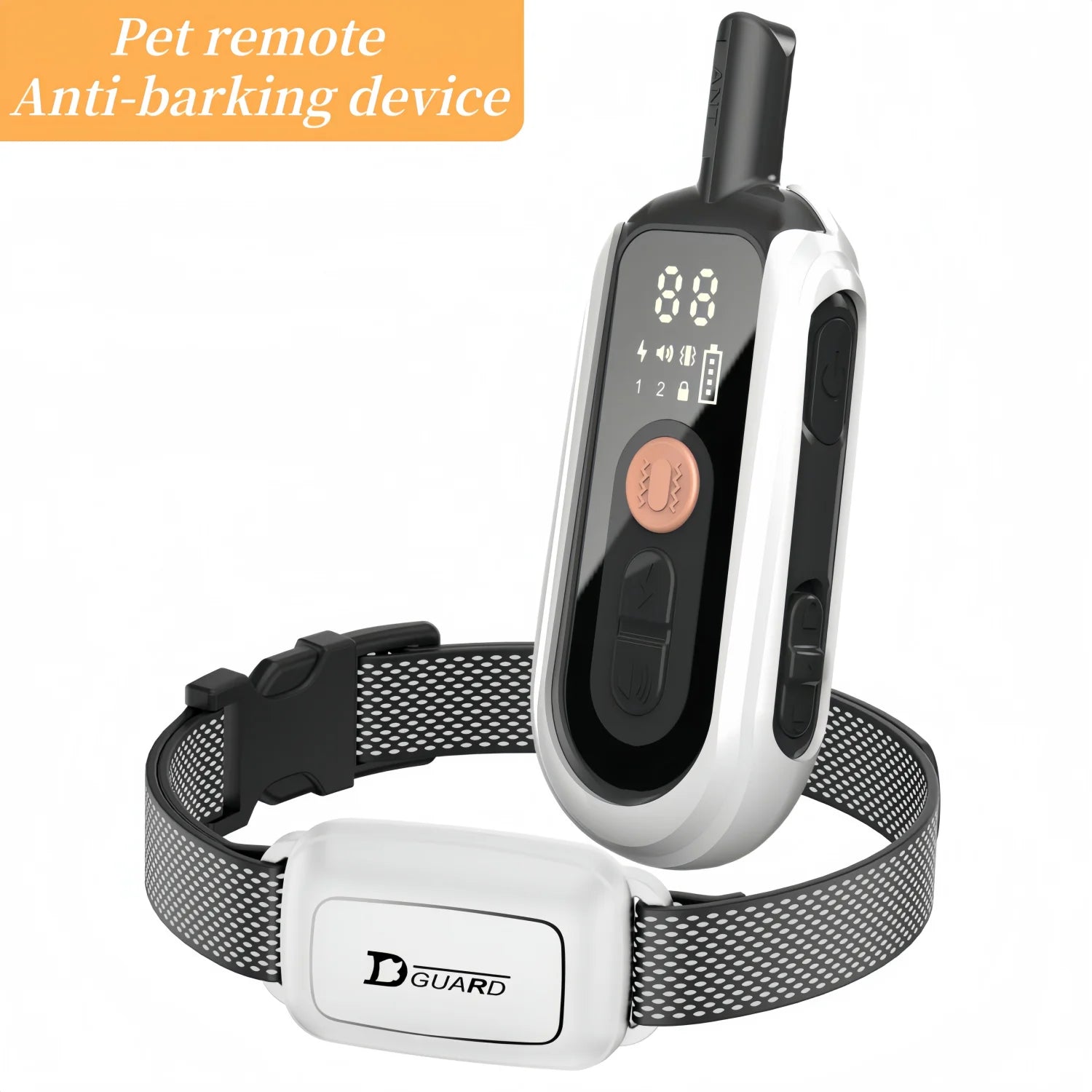 Rechargeable Waterproof Dog Training Collar with Remote