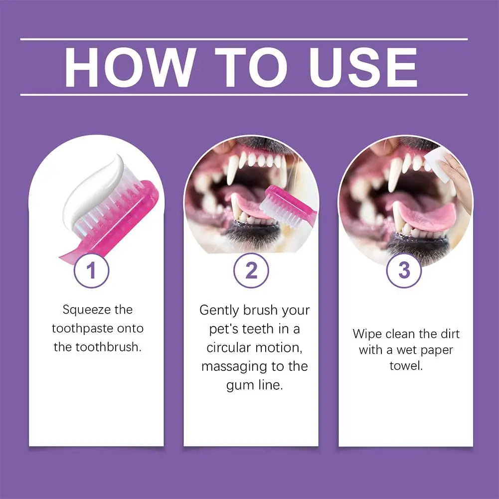 Pet Probiotic Toothpaste for Dogs & Cats – Fresh Breath Formula