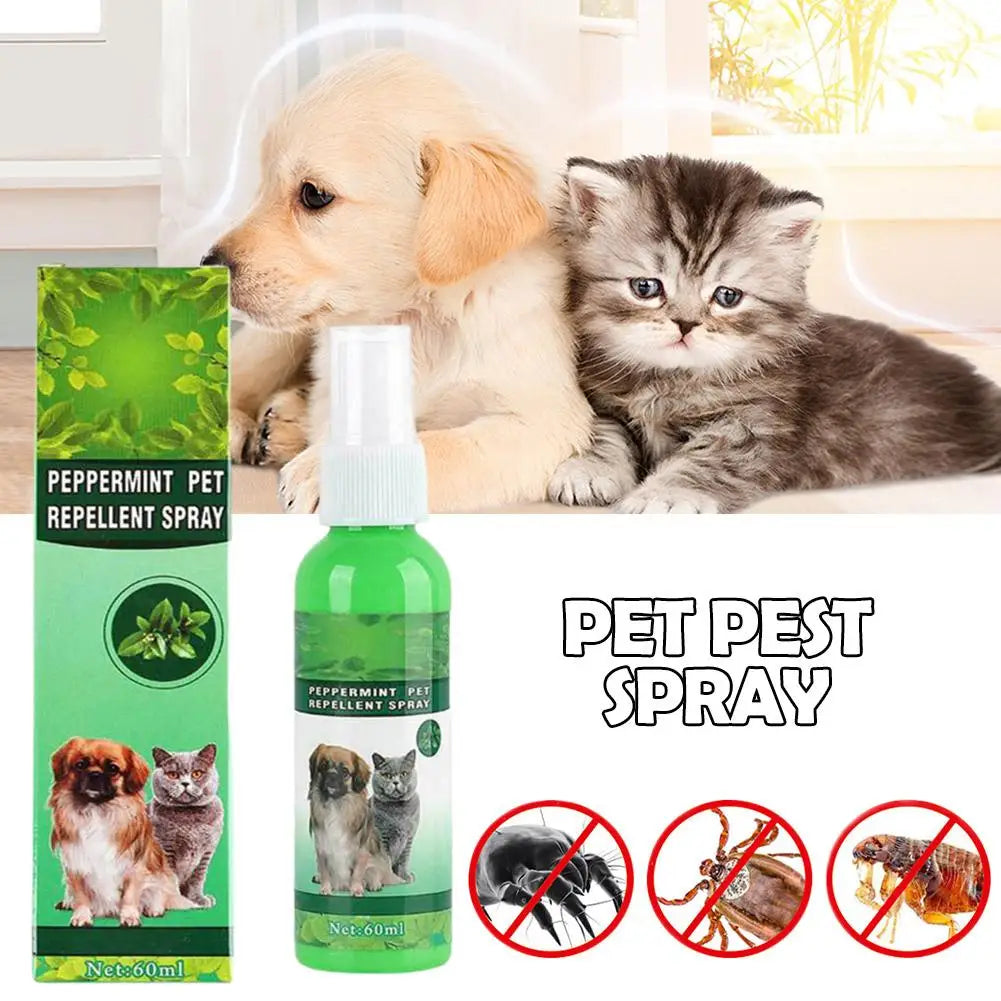 High-End Pet Flea & Tick Killer Drops – 60ml