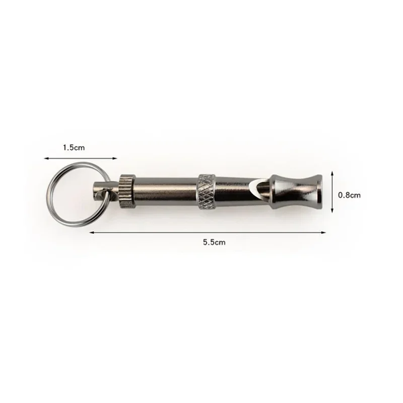 Ultrasonic Dog Training Whistle – Adjustable Stainless Steel