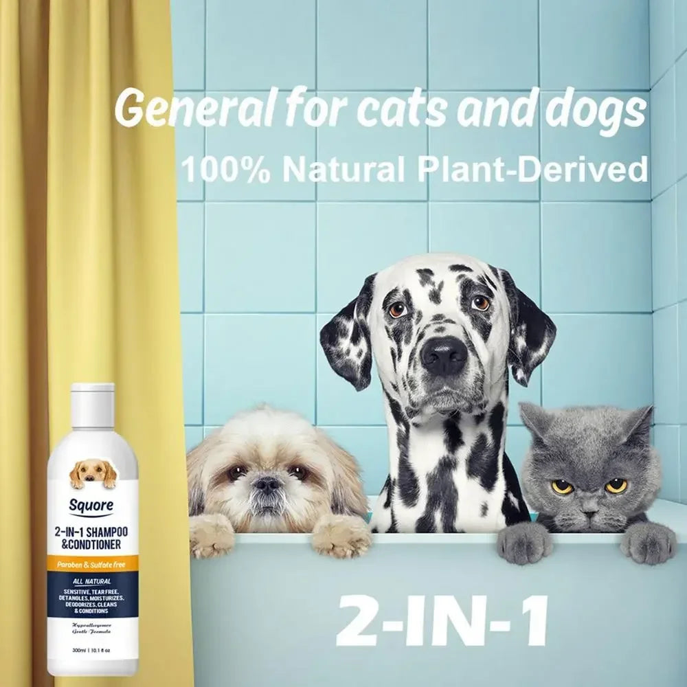 2-in-1 Puppy Shampoo & Conditioner – Natural & Moisturizing