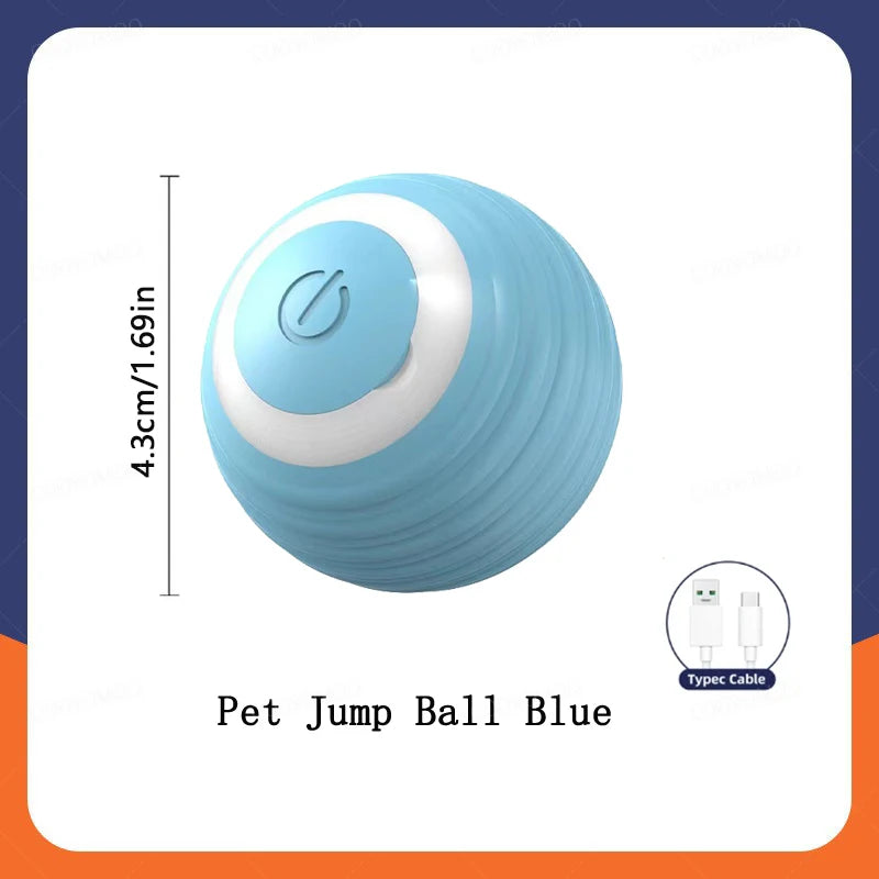 Smart Automatic Rolling Cat Toy Ball – USB Rechargeable