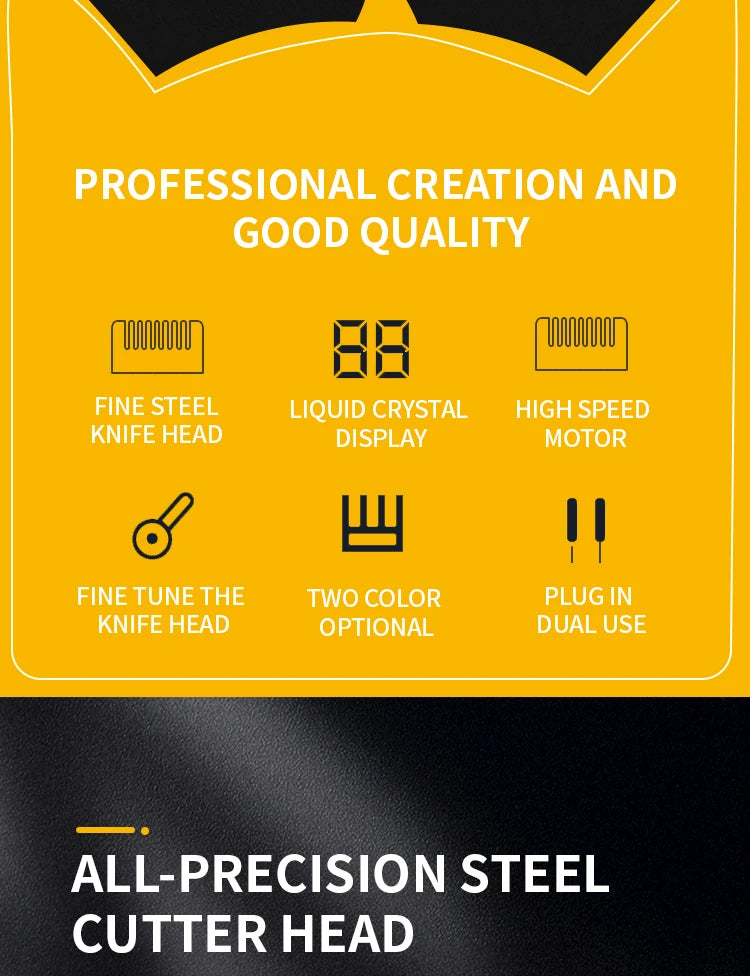 Professional Rechargeable Pet Hair Clipper – Quiet Dog & Cat Trimmer