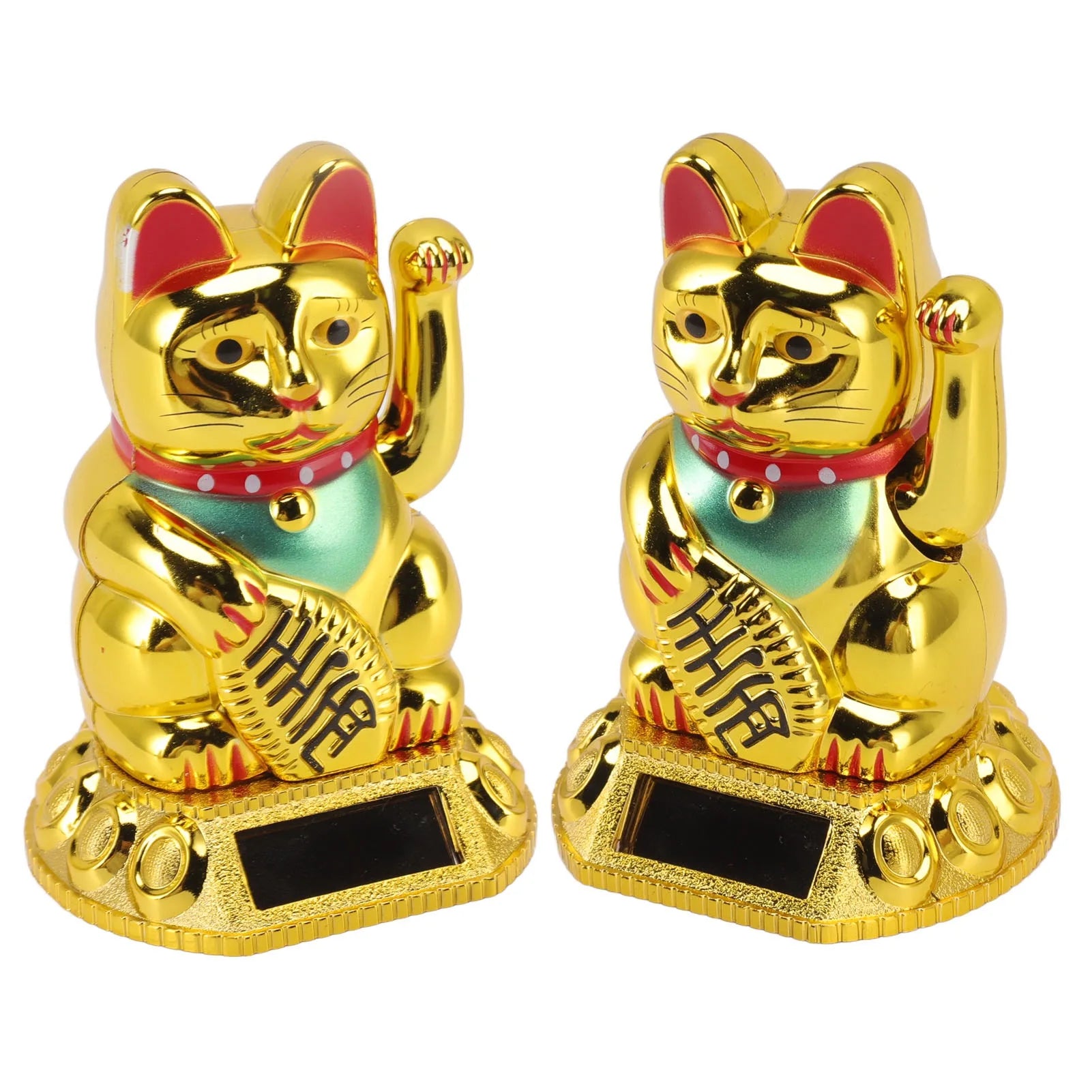 Solar Waving Lucky Cat Ornament – Home & Office Decor