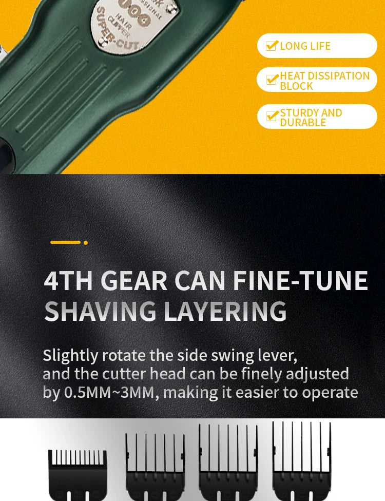 Professional Rechargeable Pet Hair Clipper – Quiet Dog & Cat Trimmer