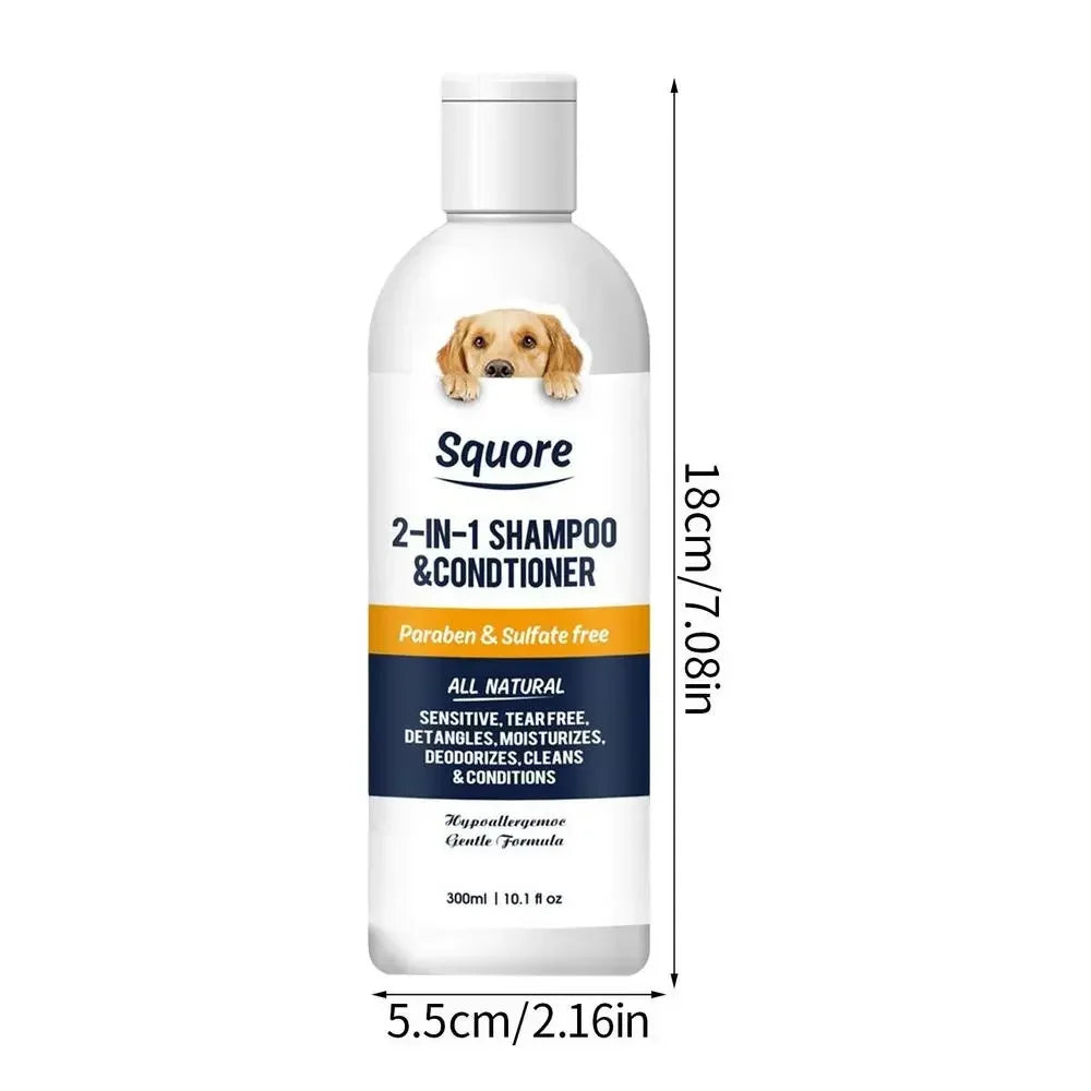 2-in-1 Puppy Shampoo & Conditioner – Natural & Moisturizing