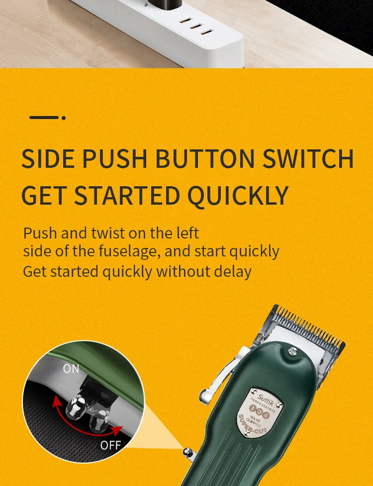 Professional Rechargeable Pet Hair Clipper – Quiet Dog & Cat Trimmer