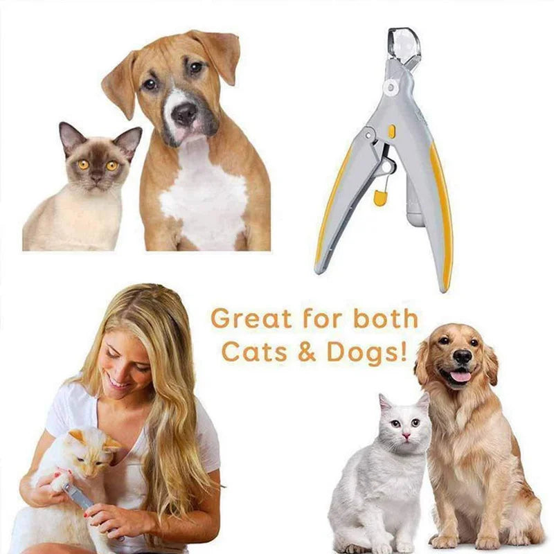 LED Pet Nail Clipper – Safe Grooming for Cats & Dogs