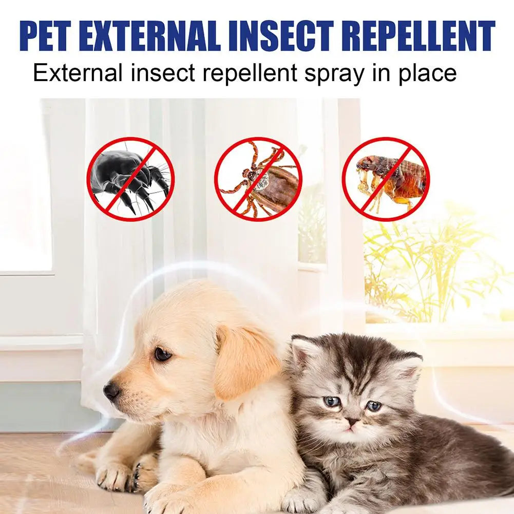 High-End Pet Flea & Tick Killer Drops – 60ml