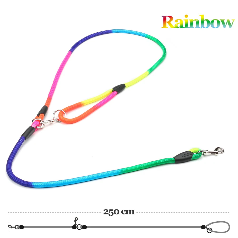 Nylon Dog Leash – Hands-Free Chain Traction Rope
