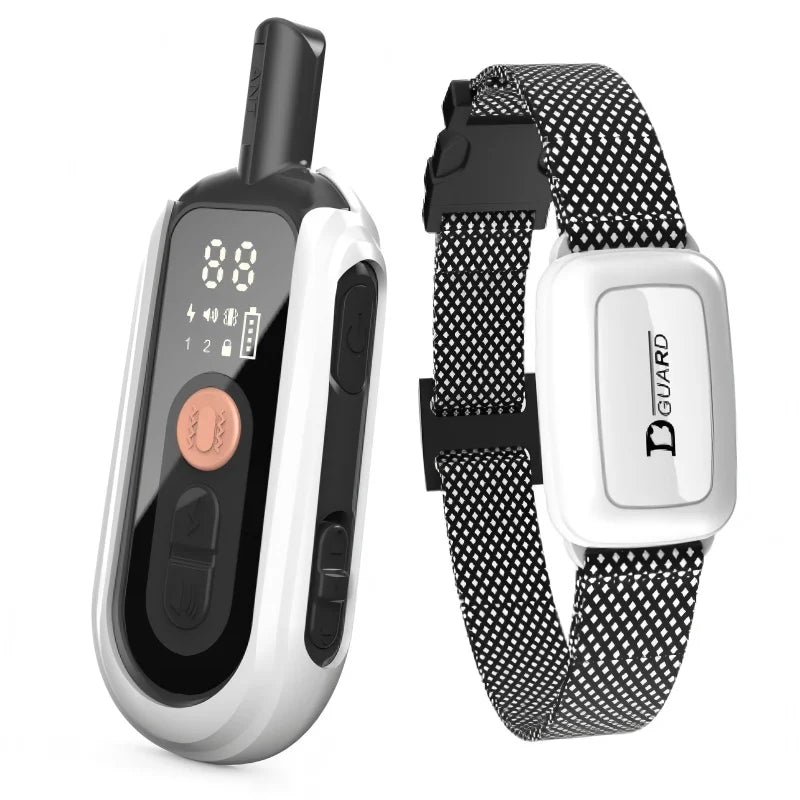 Rechargeable Waterproof Dog Training Collar with Remote