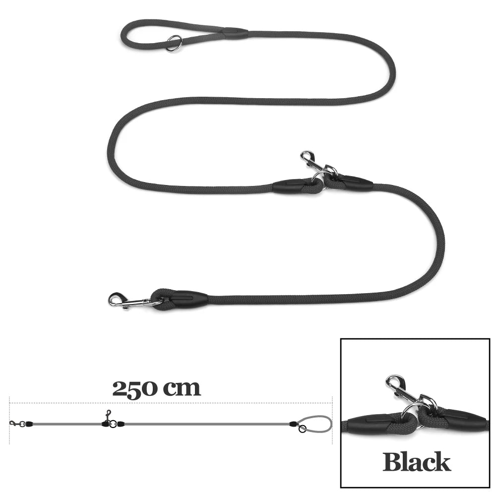 Nylon Dog Leash – Hands-Free Chain Traction Rope
