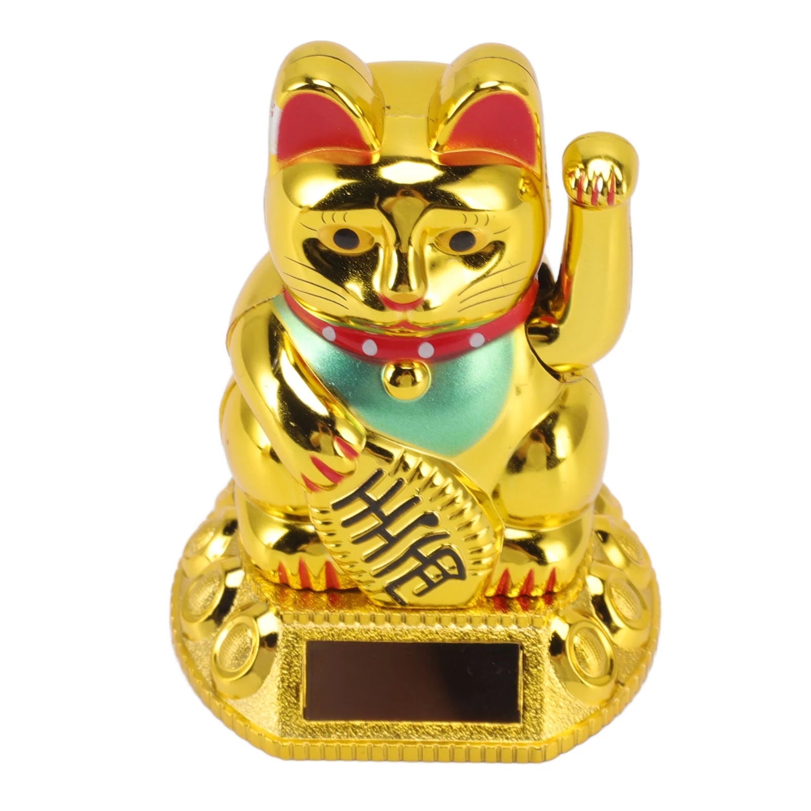 Solar Waving Lucky Cat Ornament – Home & Office Decor
