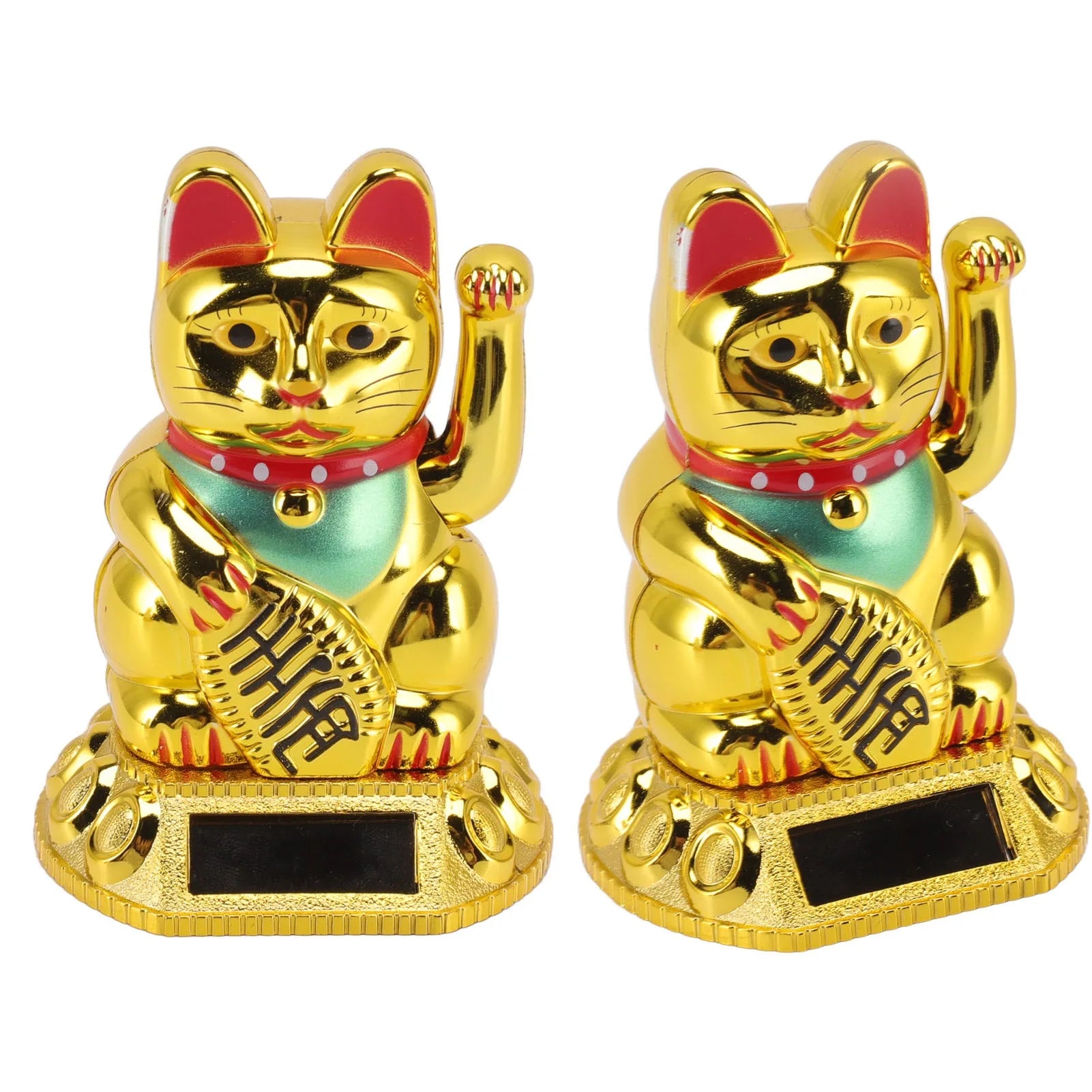 Solar Waving Lucky Cat Ornament – Home & Office Decor