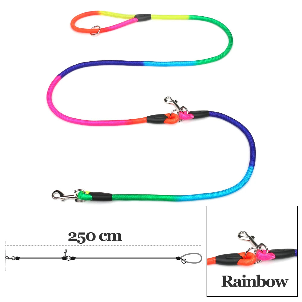 Nylon Dog Leash – Hands-Free Chain Traction Rope