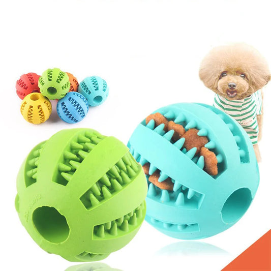 Natural Rubber Treat Dispensing Ball for Dogs