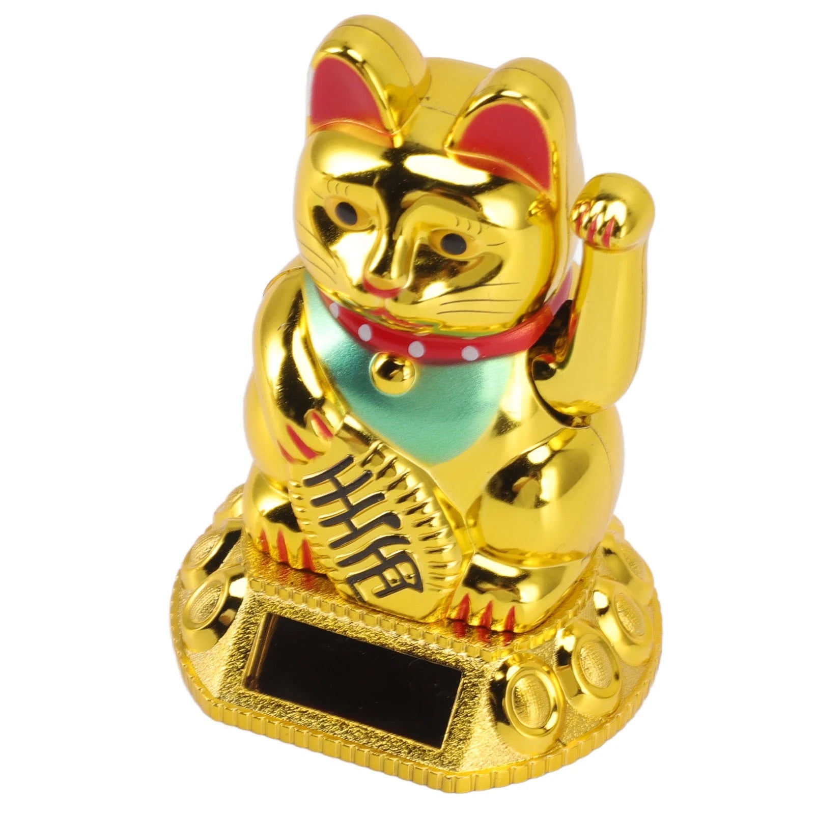 Solar Waving Lucky Cat Ornament – Home & Office Decor