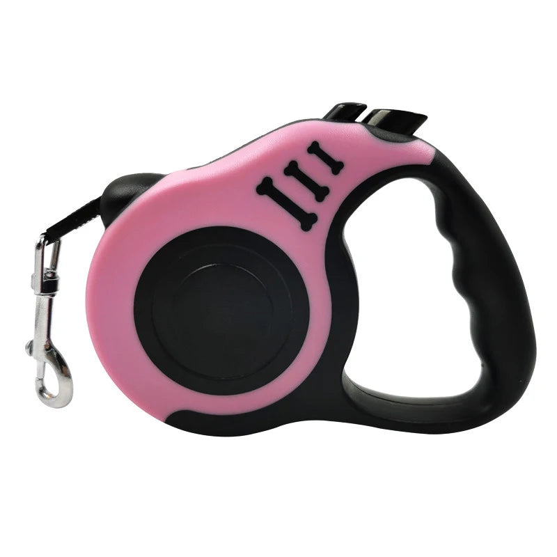 Retractable Nylon Dog & Cat Leash – 3m/5m Durable Lead