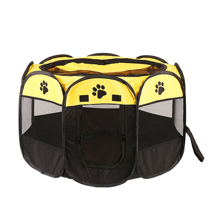 Foldable Pet Playpen Tent for Cats & Dogs