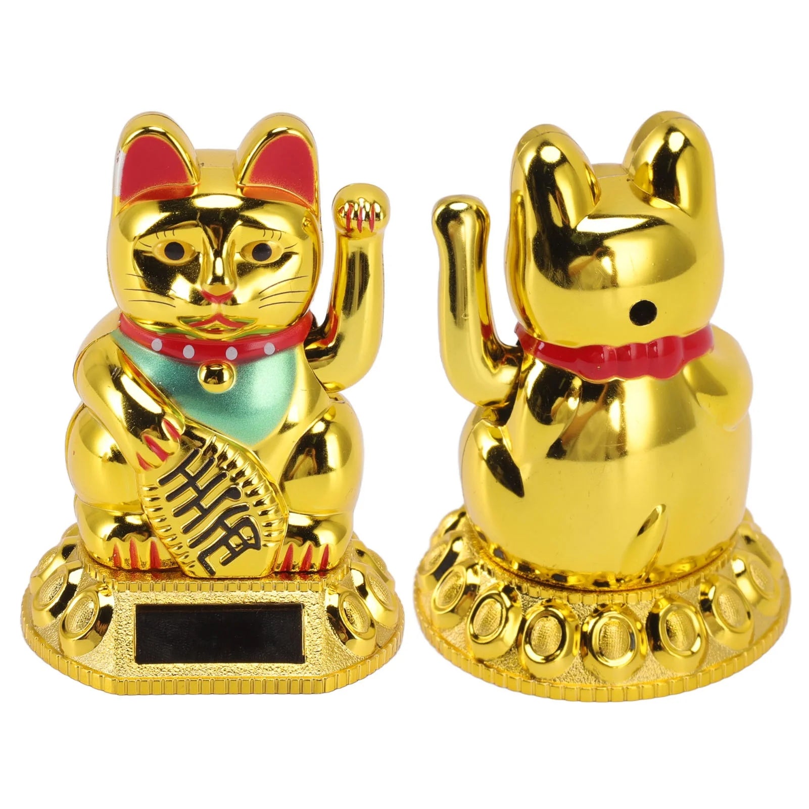 Solar Waving Lucky Cat Ornament – Home & Office Decor