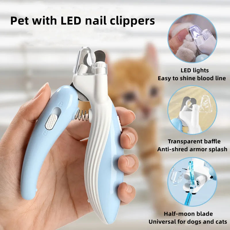 LED Electric Pet Nail Clipper & Grinder