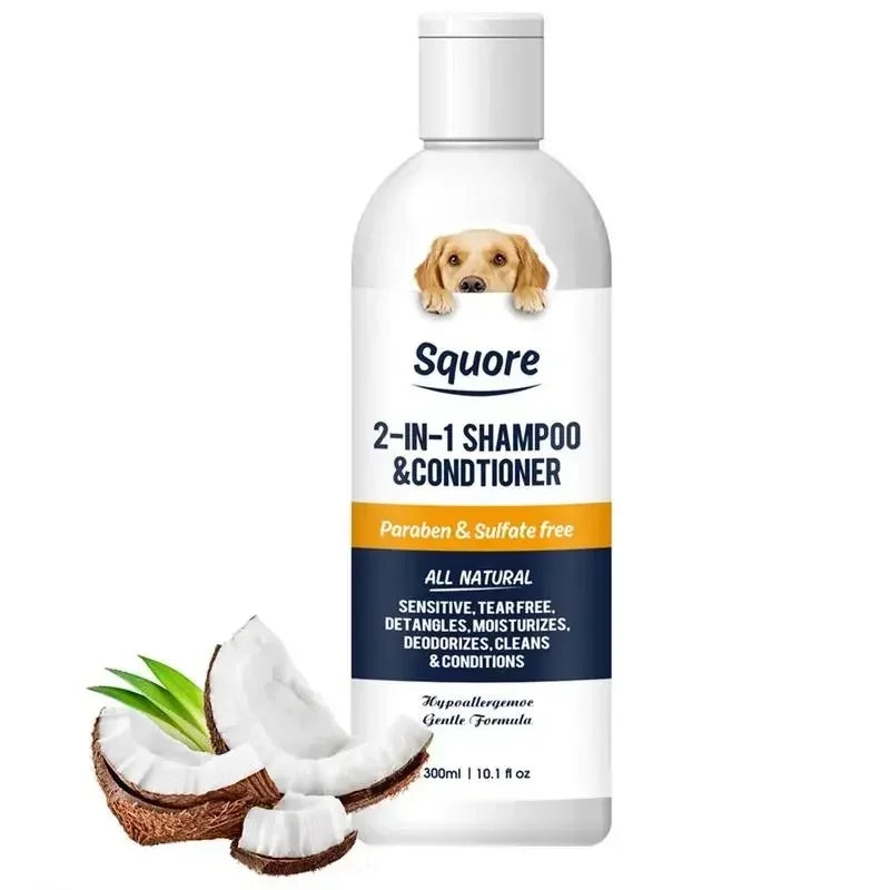 2-in-1 Puppy Shampoo & Conditioner – Natural & Moisturizing