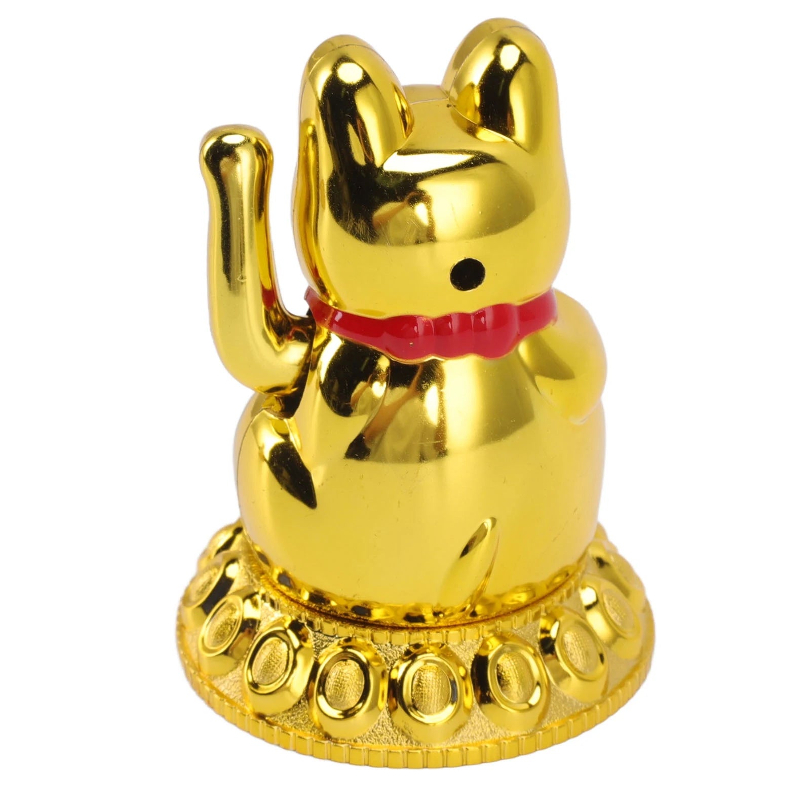 Solar Waving Lucky Cat Ornament – Home & Office Decor