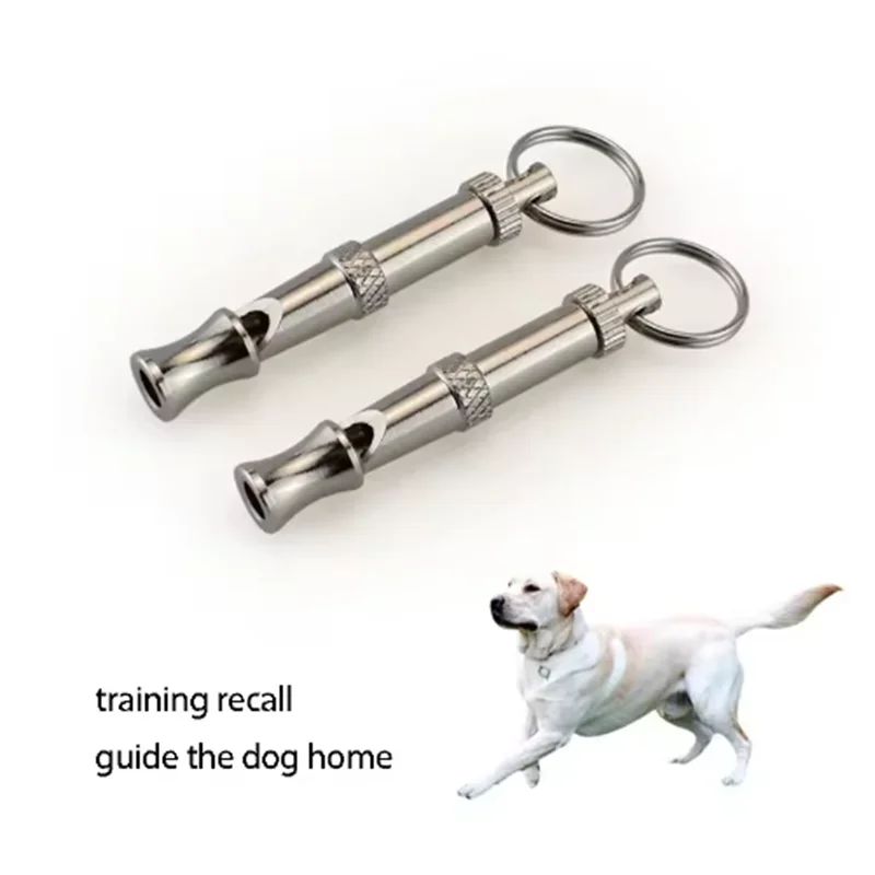 Ultrasonic Dog Training Whistle – Adjustable Stainless Steel
