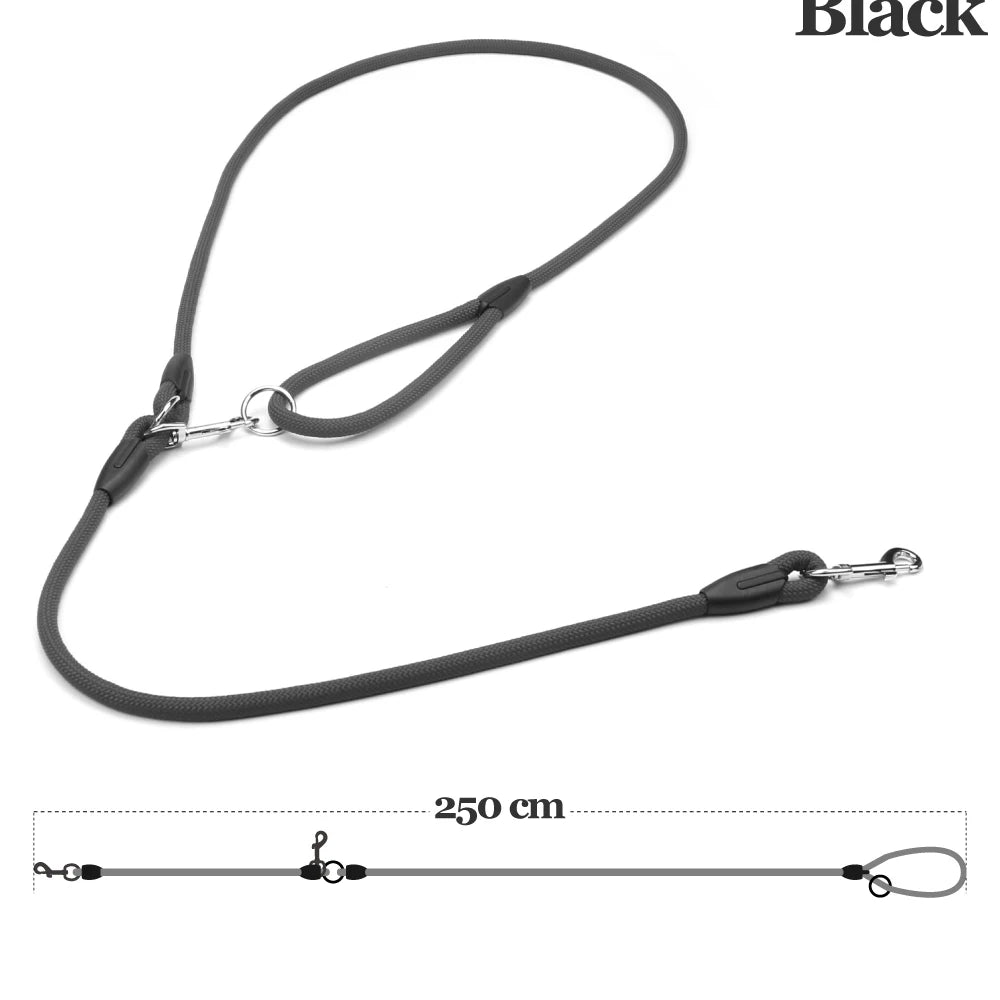 Nylon Dog Leash – Hands-Free Chain Traction Rope