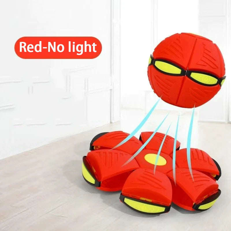 Flying Saucer Bouncing Ball Dog Toy