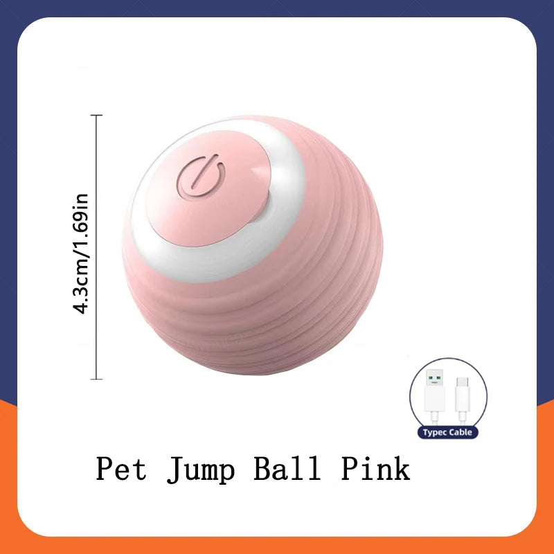 Smart Automatic Rolling Cat Toy Ball – USB Rechargeable