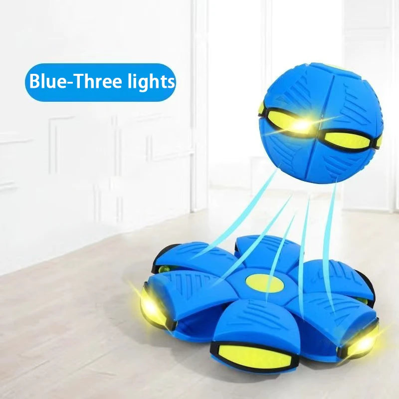 Flying Saucer Bouncing Ball Dog Toy