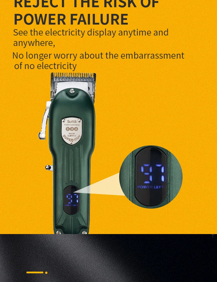 Professional Rechargeable Pet Hair Clipper – Quiet Dog & Cat Trimmer