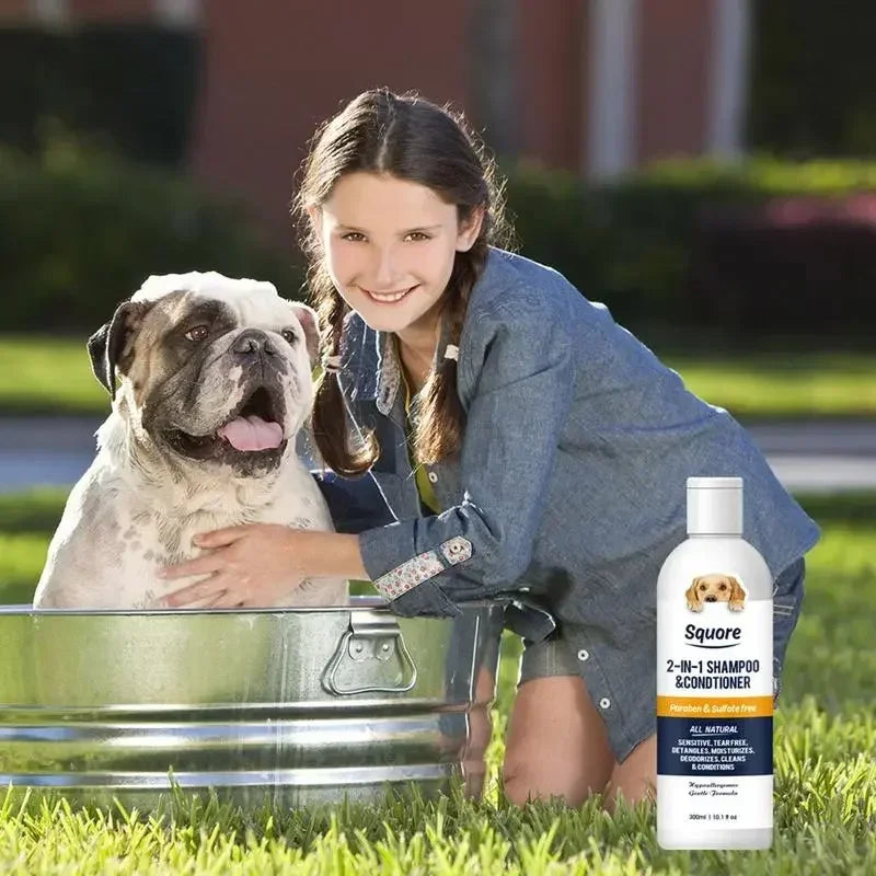 2-in-1 Puppy Shampoo & Conditioner – Natural & Moisturizing