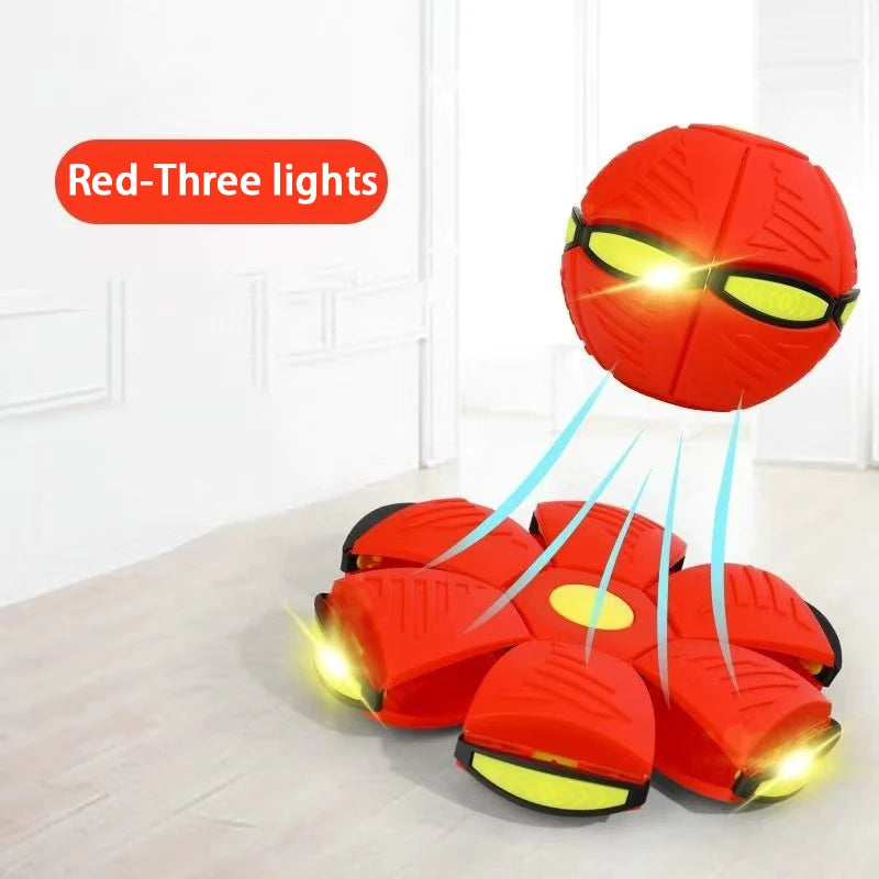 Flying Saucer Bouncing Ball Dog Toy