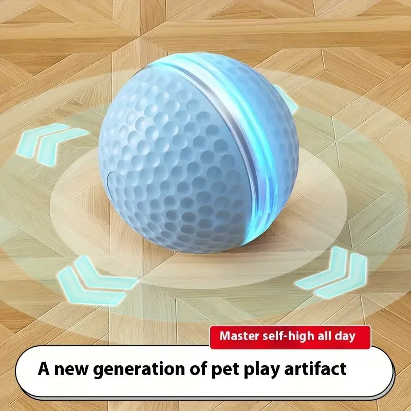 Smart Automatic Rolling Cat Toy Ball – USB Rechargeable