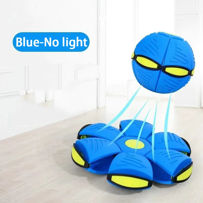 Flying Saucer Bouncing Ball Dog Toy